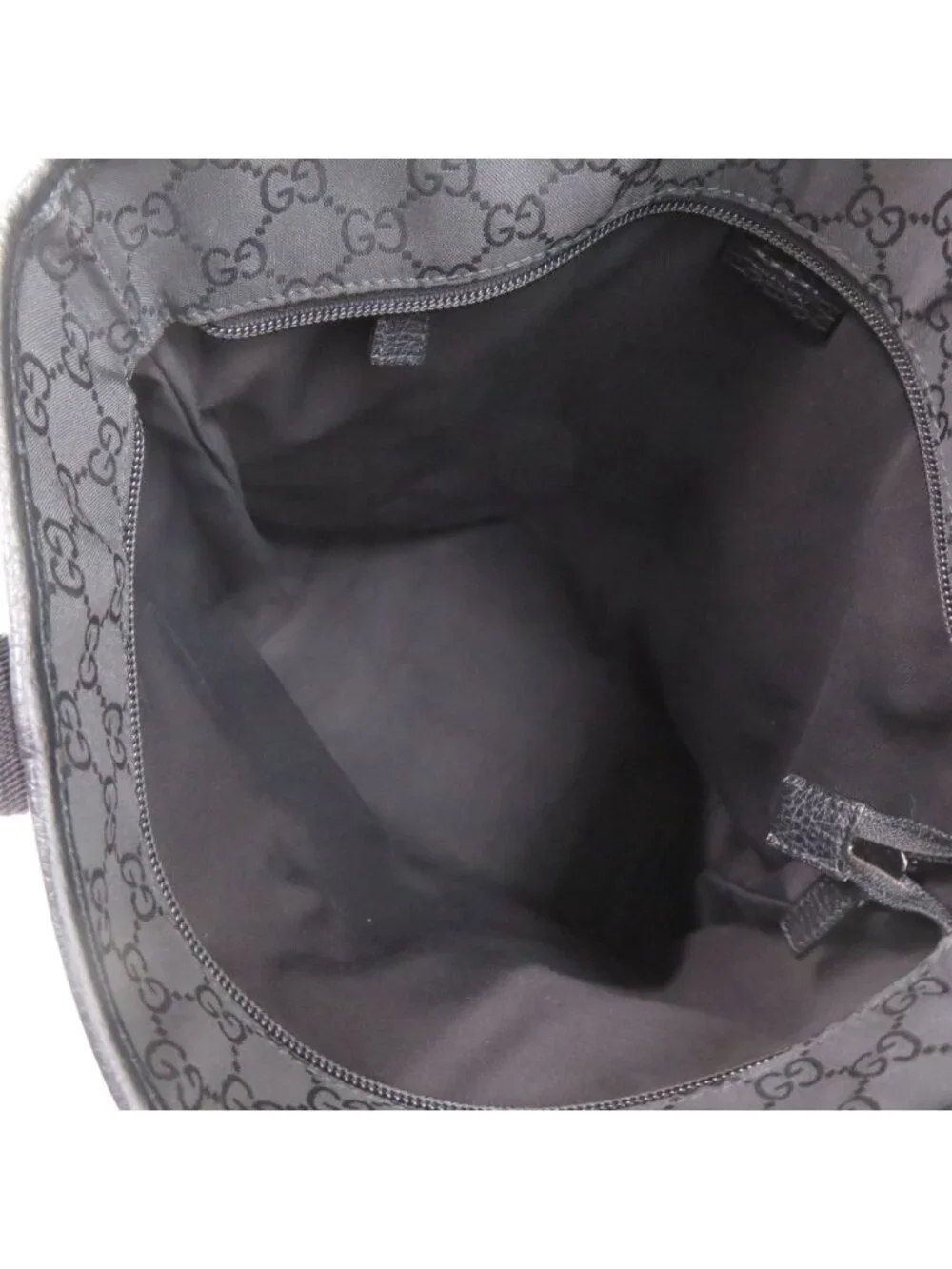 Gucci GG Canvas Nylon Black Tote